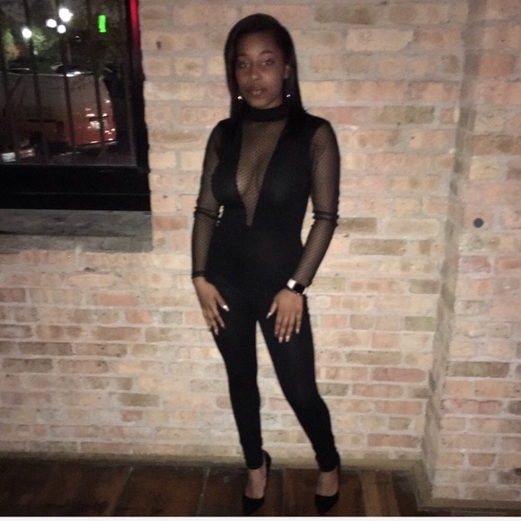 ASOS Other - ASOS black mesh jumpsuit.